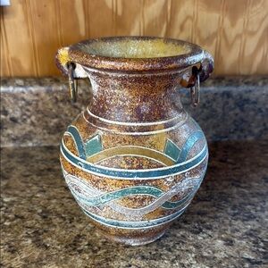 Not Rated Brown and Green Handcrafted Pottery